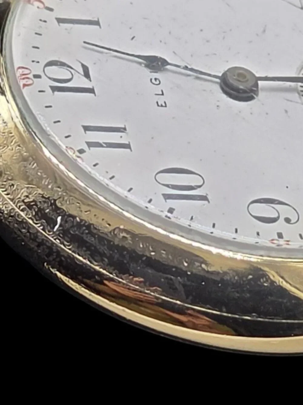 Antique Elgin 1910 Pocket Watch Open Face Grade 379 Model5 18s 17j RARE 12K MADE